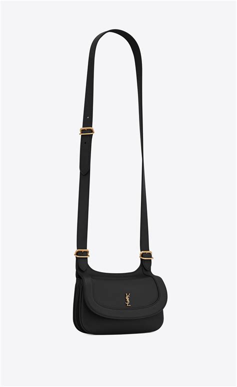 Saint Laurent Charlie Small Leather Shoulder Bag.